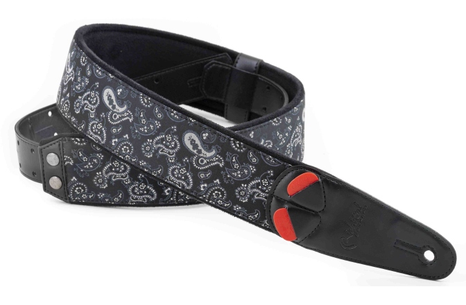 Curea chitară RightOn Paisley Black