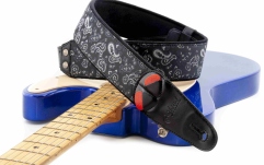 Curea chitară RightOn Paisley Black