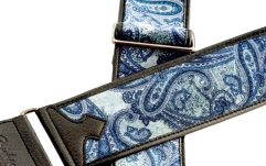 Curea chitară RightOn Paisley Velvet-60 Blue