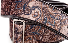 Curea chitară RightOn Paisley Velvet-60 Brown