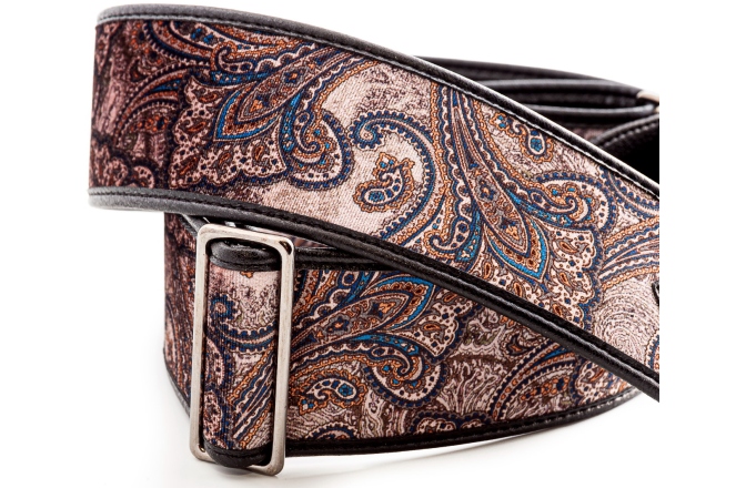 Curea chitară RightOn Paisley Velvet-60 Brown