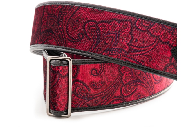 Curea chitară RightOn Paisley Velvet-60 Red