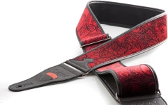 Curea chitară RightOn Paisley Velvet-60 Red