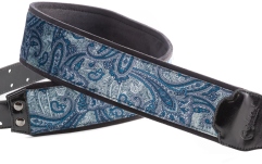 Curea chitară RightOn Paisley Velvet-70 Blue