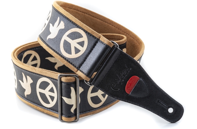 Curea chitară RightOn Peace & Doves Black