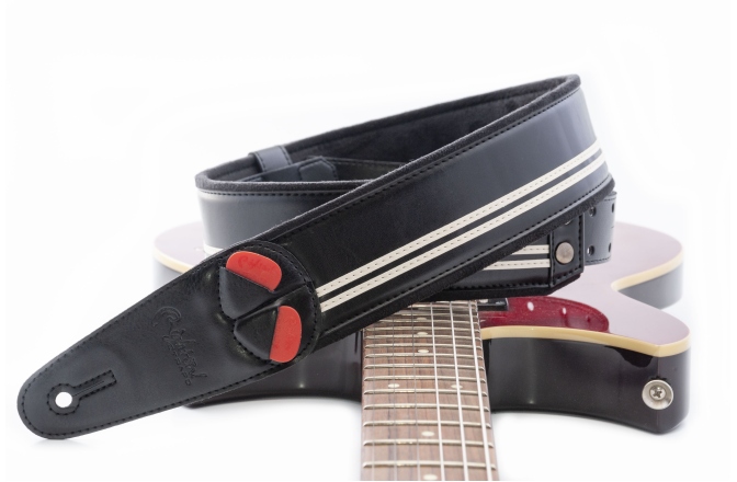 Curea chitară RightOn Race-60 Black