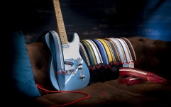 Curea chitară RightOn Race-60 Sonic Blue