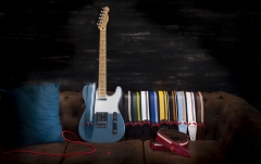 Curea chitară RightOn Race-60 Sonic Blue