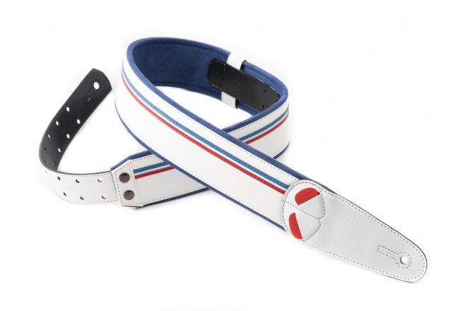 Curea chitară RightOn Race-60 White