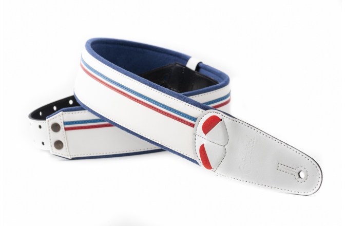 Curea chitară RightOn Race-60 White