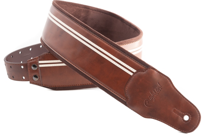 Curea chitară RightOn Race-80 Brown