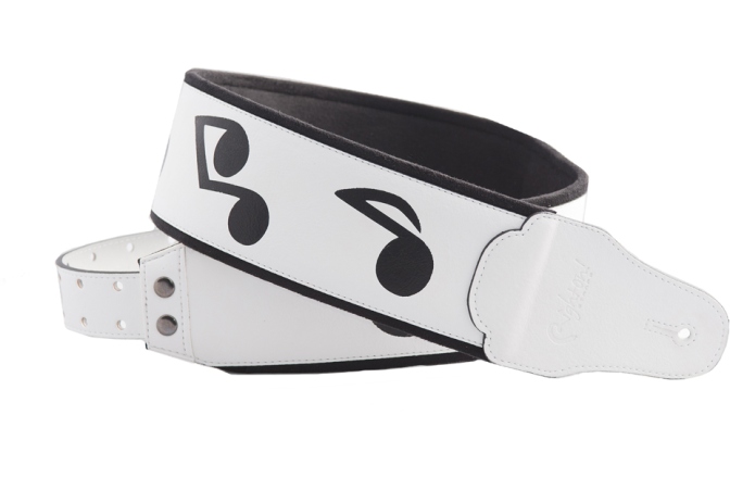 Curea chitară RightOn S.r.v.  White