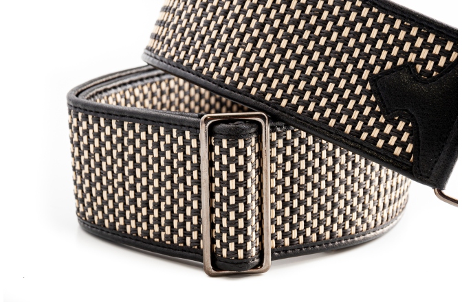 Curea chitară RightOn Salt&pepper Ii Black
