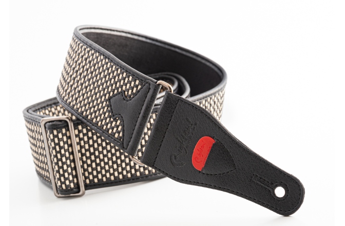 Curea chitară RightOn Salt&pepper Ii Black