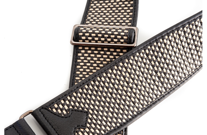 Curea chitară RightOn Salt&pepper Ii Black