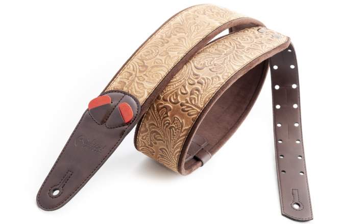 Curea chitară RightOn Sandokan-60 Beige