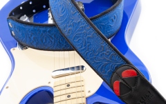 Curea chitară RightOn Sandokan-60 Blue