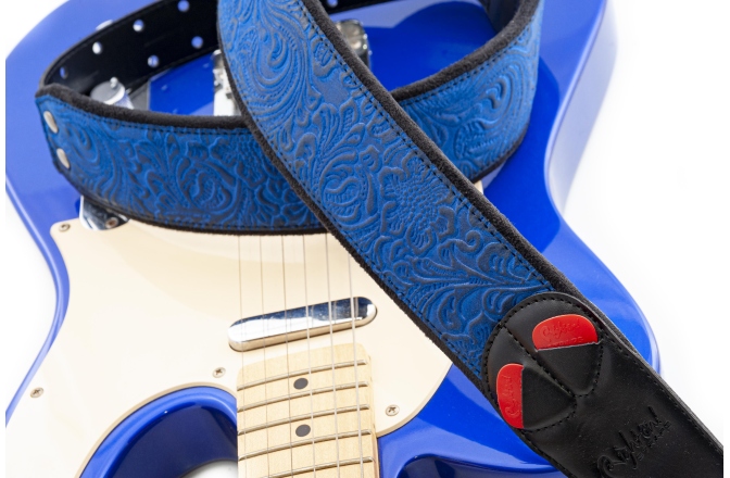 Curea chitară RightOn Sandokan-60 Blue