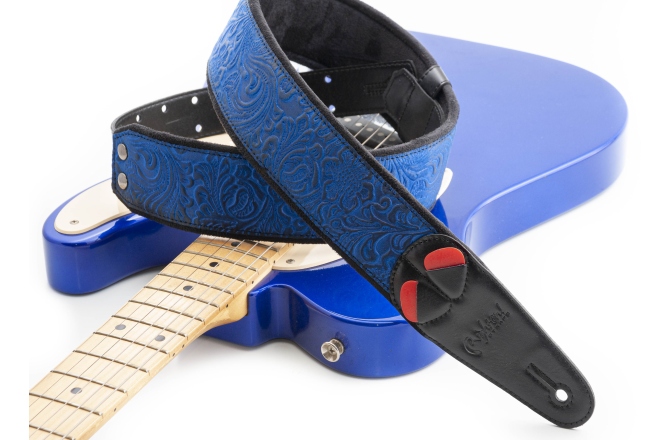 Curea chitară RightOn Sandokan-60 Blue