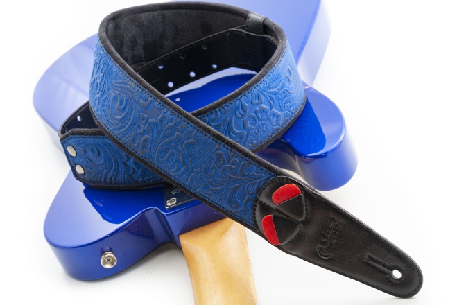 Curea chitară RightOn Sandokan-60 Blue