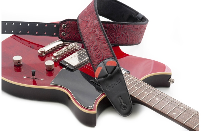 Curea chitară RightOn Sandokan-60 Red