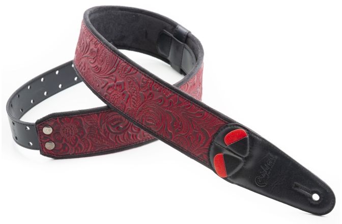 Curea chitară RightOn Sandokan-60 Red