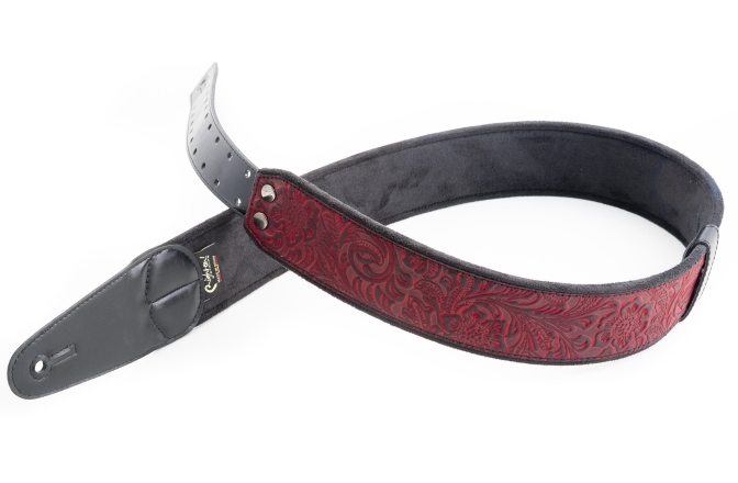 Curea chitară RightOn Sandokan-60 Red
