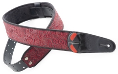 Curea chitară RightOn Sandokan-60 Red
