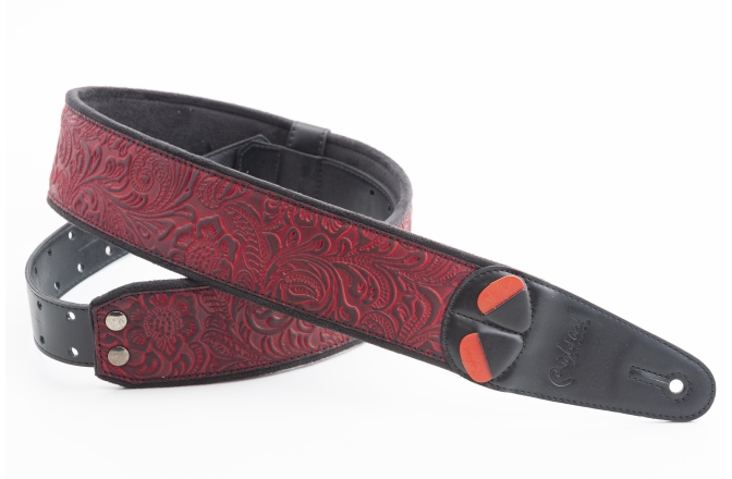 Curea chitară RightOn Sandokan-60 Red