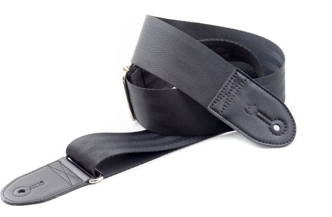 Curea chitară RightOn Seatbelt Basic  Black