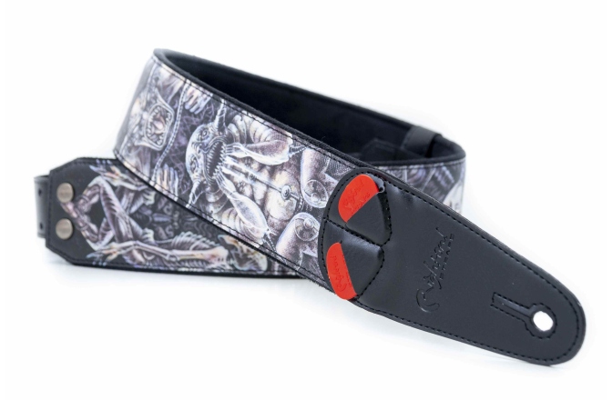 Curea chitară RightOn Seven Black