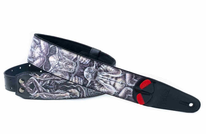 Curea chitară RightOn Seven Black