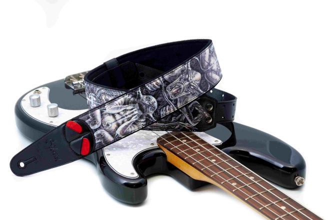 Curea chitară RightOn Seven Black