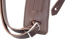 Curea chitară RightOn Slim  Brown