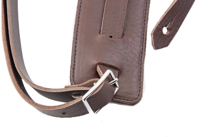 Curea chitară RightOn Slim  Brown