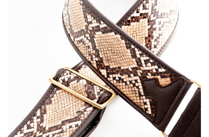 Curea chitară RightOn Snake Ii Beige