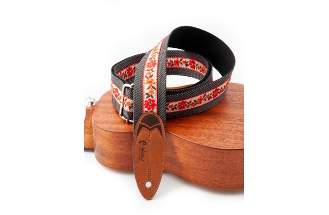 Curea chitară RightOn Surf Hawaii Black