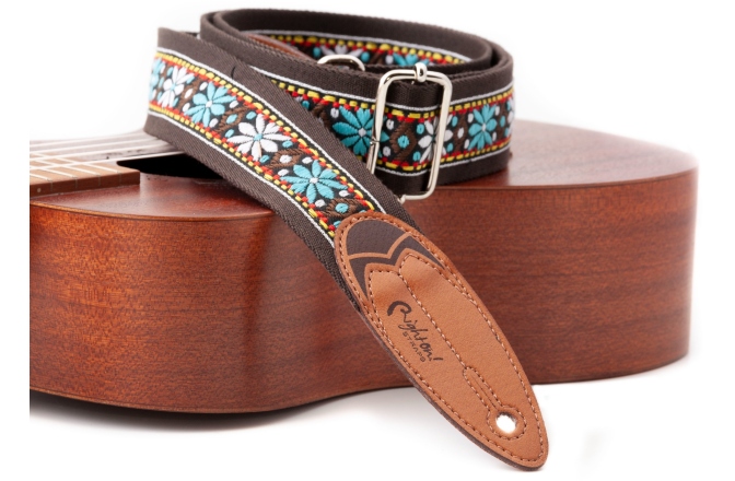 Curea chitară RightOn Surf Wind Brown