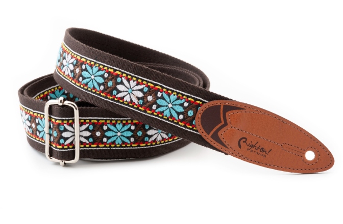 Curea chitară RightOn Surf Wind Brown