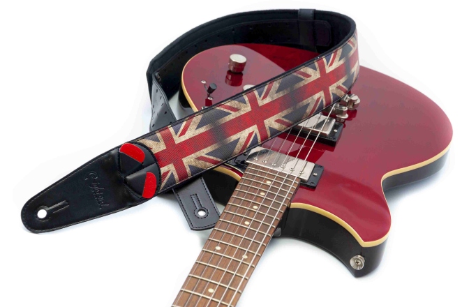 Curea chitară RightOn Union-jack British