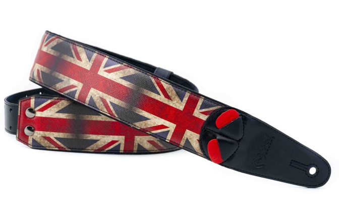 Curea chitară RightOn Union-jack British