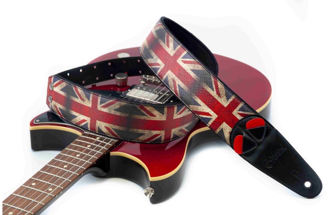 Curea chitară RightOn Union-jack British