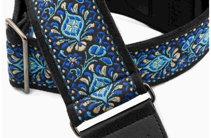 Curea chitară RightOn Woodstock Ii Blue