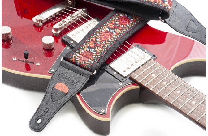 Curea chitară RightOn Woodstock Ii Red