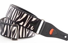 Curea chitară RightOn Zebra White