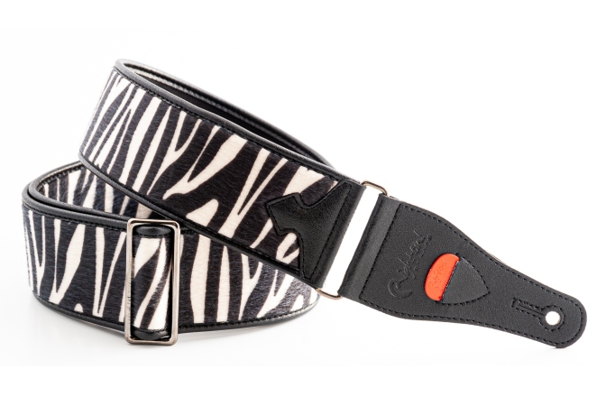 Curea chitară RightOn Zebra White