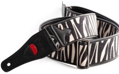 Curea chitară RightOn Zebra White