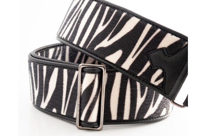 Curea chitară RightOn Zebra White