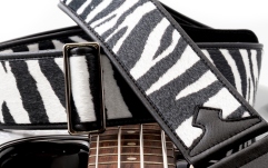 Curea chitară RightOn Zebra White