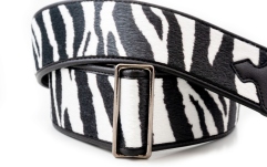 Curea chitară RightOn Zebra White